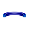 Rod U-RING 15,87X28,57X6,35 (5/8x1.1/8x1/4) BLUE TPU95