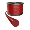 SPOOL OF 50 MTS CORD-RING 1,50mm RED FDA VMQ70 (Xiametre®)