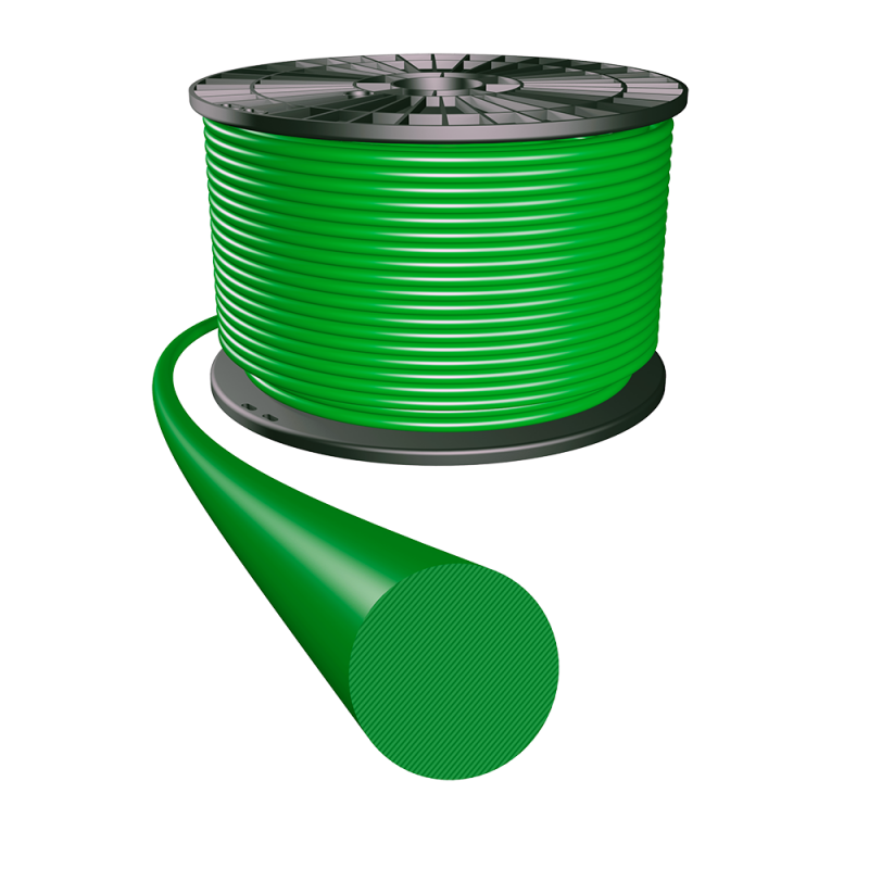 SPOOL OF 50 MTS CORD-RING 1,50mm GREEN FPM70 (Viton®)
