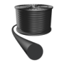 SPOOL OF 50 MTS CORD-RING 1,78mm BLACK CR70 (Neoprene®)