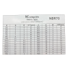 COFFRET OR METRIQUES (5C) NBR70 (30 DIMENSIONS/386 PIECES) 2,00-2,50-3,00-4,00