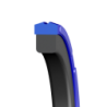 Piston SILRING 20,00X12,50X3,20 BLUE TPU98 + NBR70 Doble Efecto