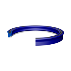 Rod U-RING 25X33X5,30/6,30 BLUE TPU92 + OR NBR with Back-up ring