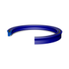 Rod U-RING 25X33X5,30/6,30 BLUE TPU92 + OR NBR with Back-up ring
