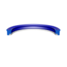 Rod compact U-RING 22X28X4,50/5 BLUE TPU92 with back-up ring