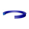 Rod compact U-RING 40X48X5,30/6,30 BLUE TPU92 with back-up ring