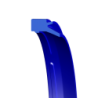 WIPER 75X83X4/5/7 BLUE TPU92 with additional lip