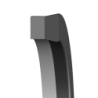 Piston/Rod Compact SEAL 10X17X5,65/6,30 NBR80+NBR/FABRIC