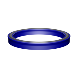 Piston/Rod u-ring 18X30X6/7 BLUE TPU93 + OR NBR
