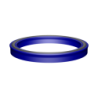 Piston/Rod u-ring 18X30X6/7 BLUE TPU93 + OR NBR