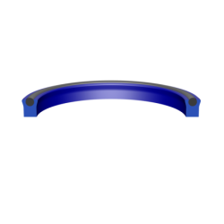 Piston/Rod U-RING 9,52X19,05X6,35 (3/8x3/4x1/4) BLUE TPU93 + OR NBR
