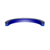 Piston/Rod U-RING 12,70X19,05X4,76 (1/2x3/4x3/16) BLUE TPU93 + OR NBR