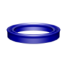Rod U-RING 60X68X6,30/7,30 BLUE TPU95