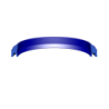 WIPER 57X65X4/6/8 BLUE TPU92 with shoulder (Double-acting)