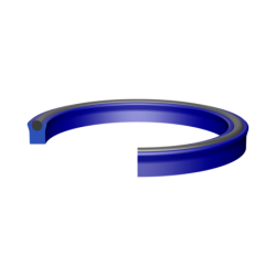 Piston/Rod U-RING 28,57X38,10X4,76 (1.1/8x1.1/2x3/16) BLUE TPU92 + OR NBR