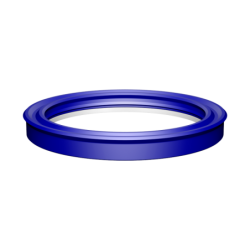Rod compact U-RING 50X62X8,60/9,60 BLUE TPU92 with back-up ring
