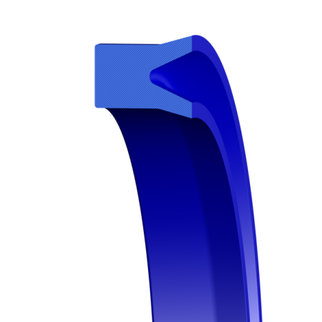 Piston/Rod U-RING 88,90X104,77X7,93 (3.1/2x4.1/8x5/16) BLUE TPU93