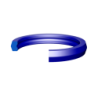 Piston COVER SEAL 32X27,40X3,90 BLUE TPU95 High performance