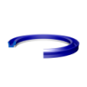 BUFFER-RING 35,00X45,70X3,90 BLUE PU92 with Back-up ring