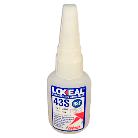 Bottle of 20gr CYANOACRYLATE Loxeal® ISTANT 43S NSF