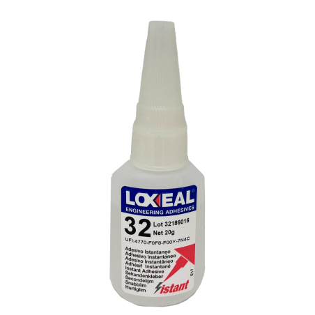 Bottle of 20gr CYANOACRYLATE Loxeal® ISTANT 32 Low viscosity
