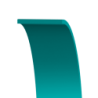 GUIDE RING 28X33X5,40 TURQUOISE POLYESTER+PTFE