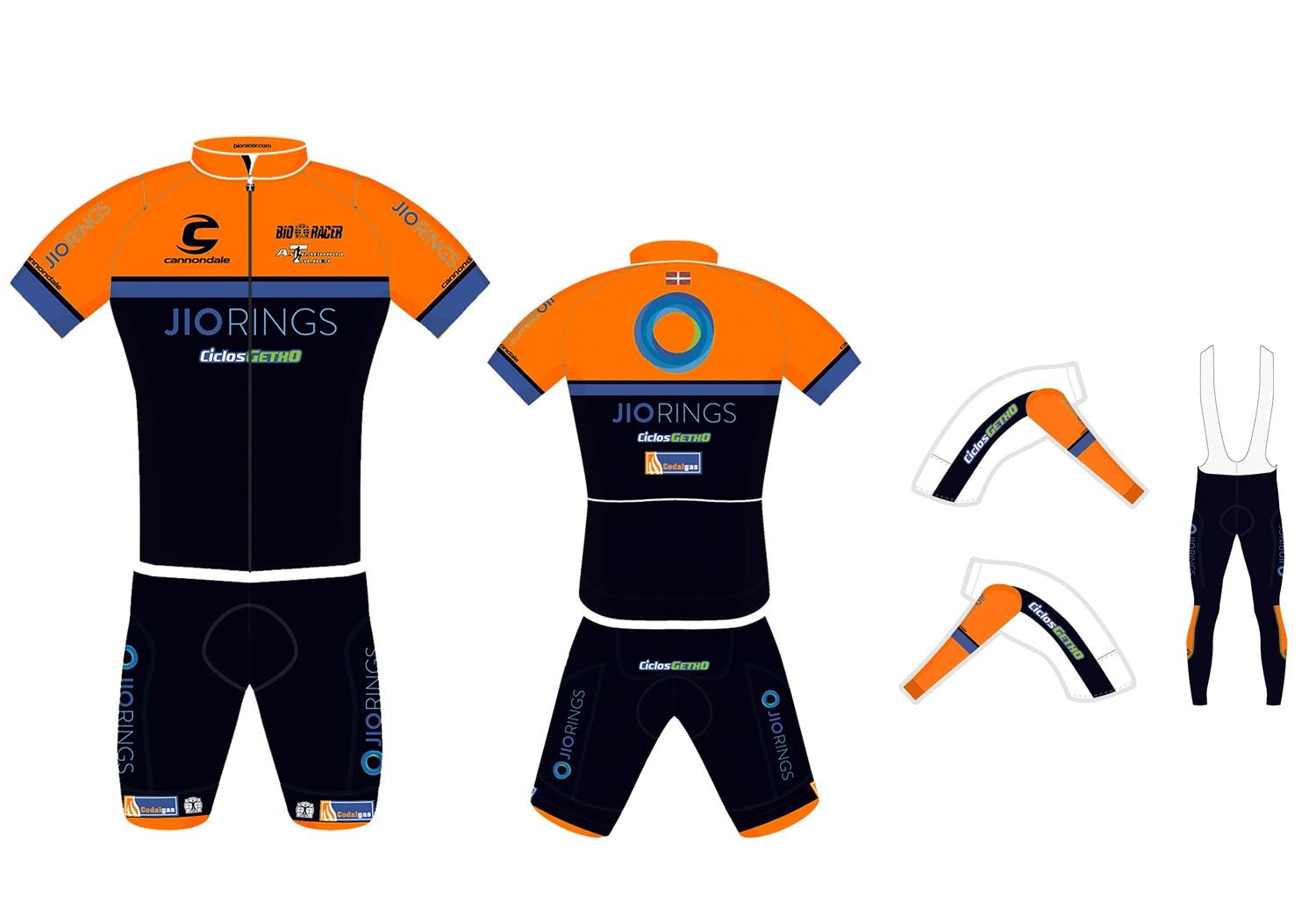 Nueva equipación para la marea de JIOrings Cycling Team